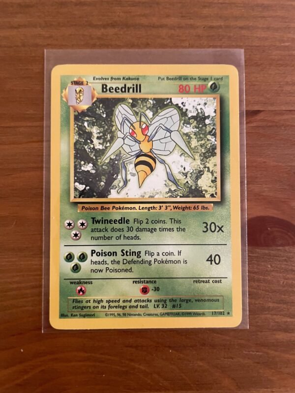 Beedrill - 17/102 - Rare - Unlimited Edition