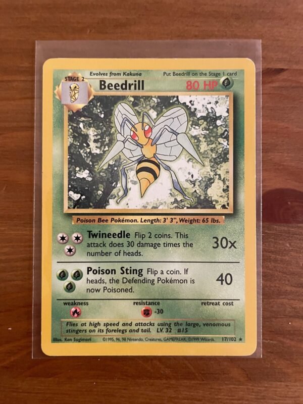 Beedrill - 17/102 - Rare - Unlimited Edition