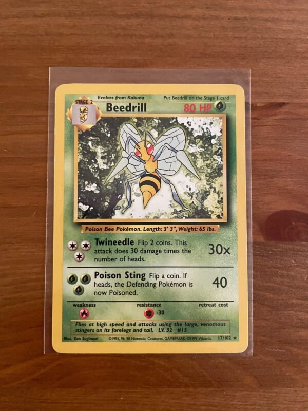 Beedrill - 17/102 - Rare - Unlimited Edition