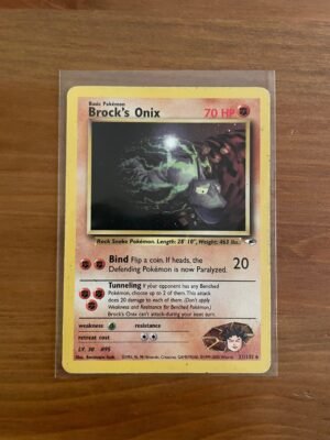 Brock's Onix - 21/132 - Rare - Unlimited Edition