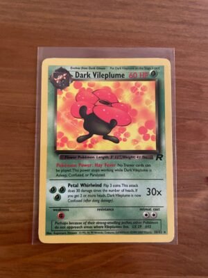 Dark Vileplume - 30/82 - Rare - Unlimited Edition