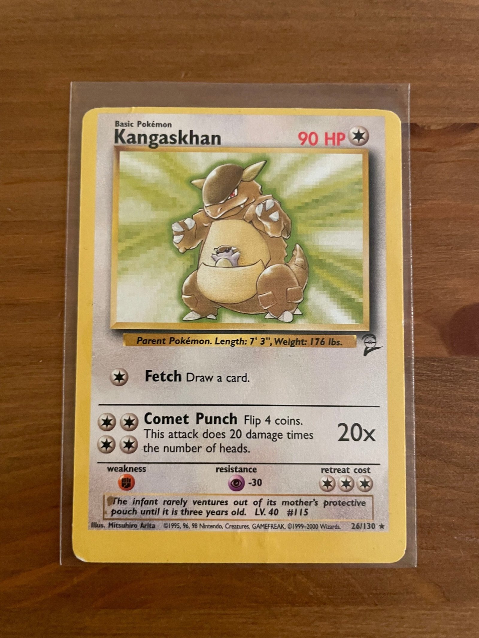 Kangaskhan - 26/130 - Rare - Unlimited Edition - Offcut