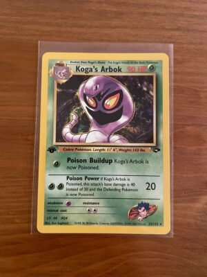 Koga's Arbok - 25/132 - Rare - 1st Edition