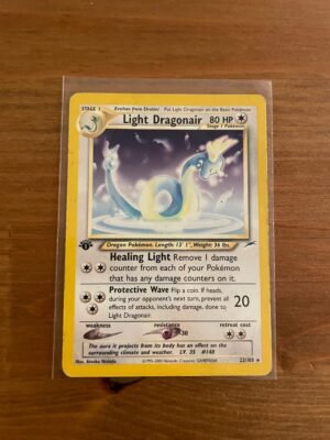 Light Dragonair - 22/105 - Rare - 1st Edition