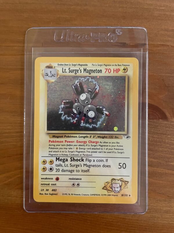 Lt. Surge's Magneton - 8/132 - Holo Rare - Unlimited Edition