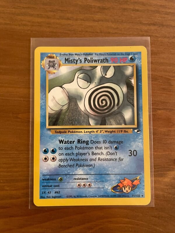 Misty's Poliwrath - 31/132 - Rare - Unlimited Edition