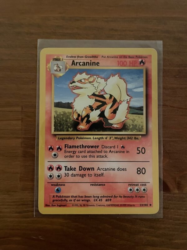 Arcanine - 23/102 - Uncommon - Unlimited Edition