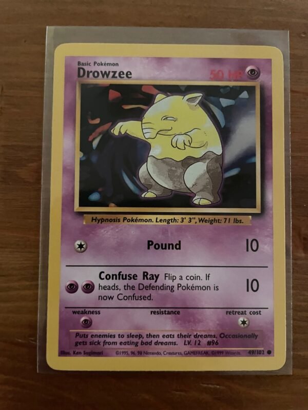 Drowzee - 49/102 - Common - Unlimited Edition