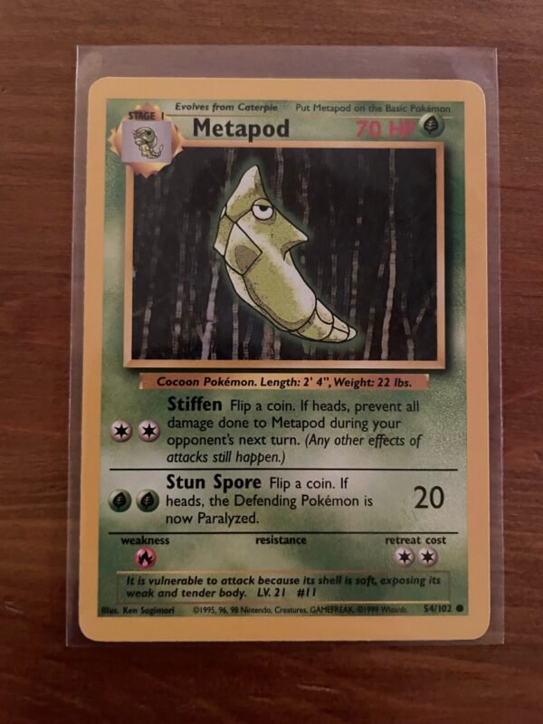 Metapod - 54/102 - Common - Unlimited Edition