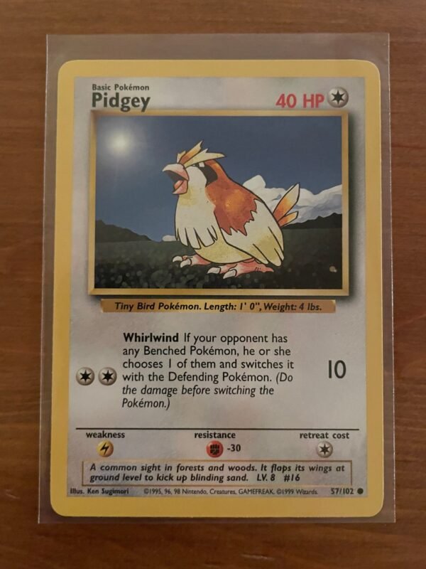 Pidgey - 57/102 - Common - Unlimited Edition