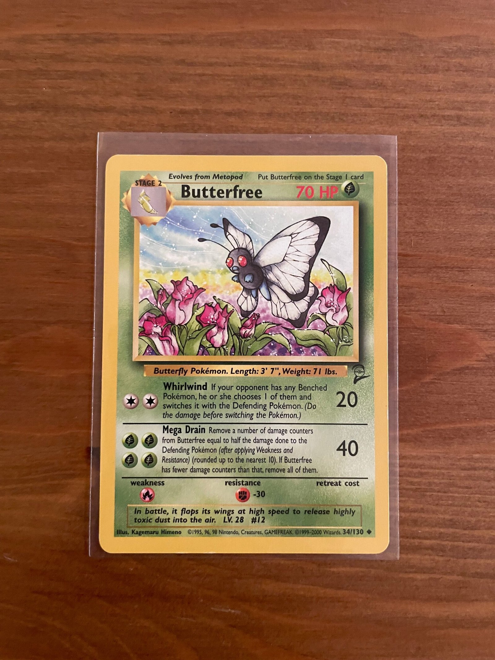 Butterfree - 34/130 - Uncommon - Unlimited Edition