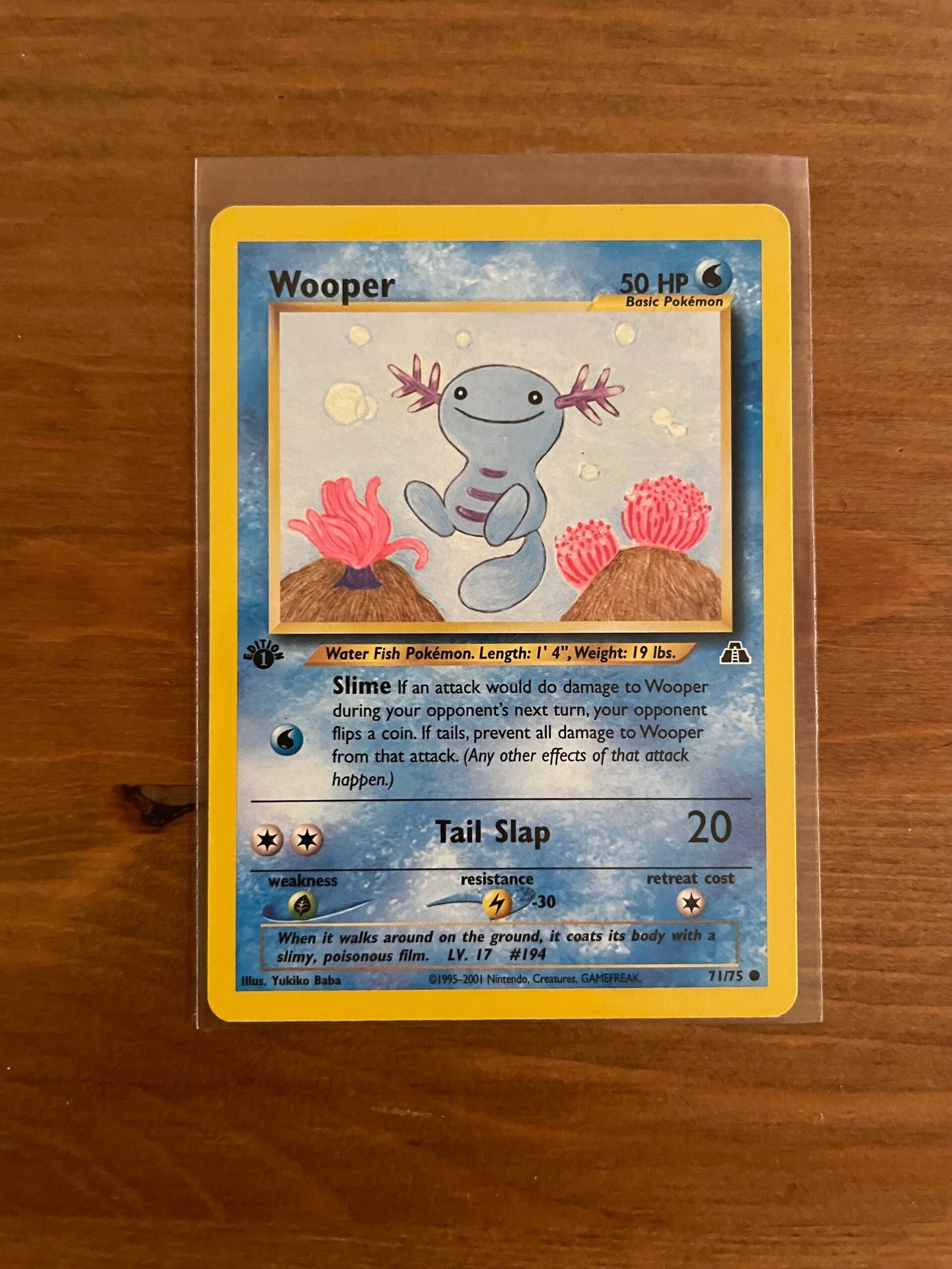 Wooper - 71/75 - Common - 1st Edition
