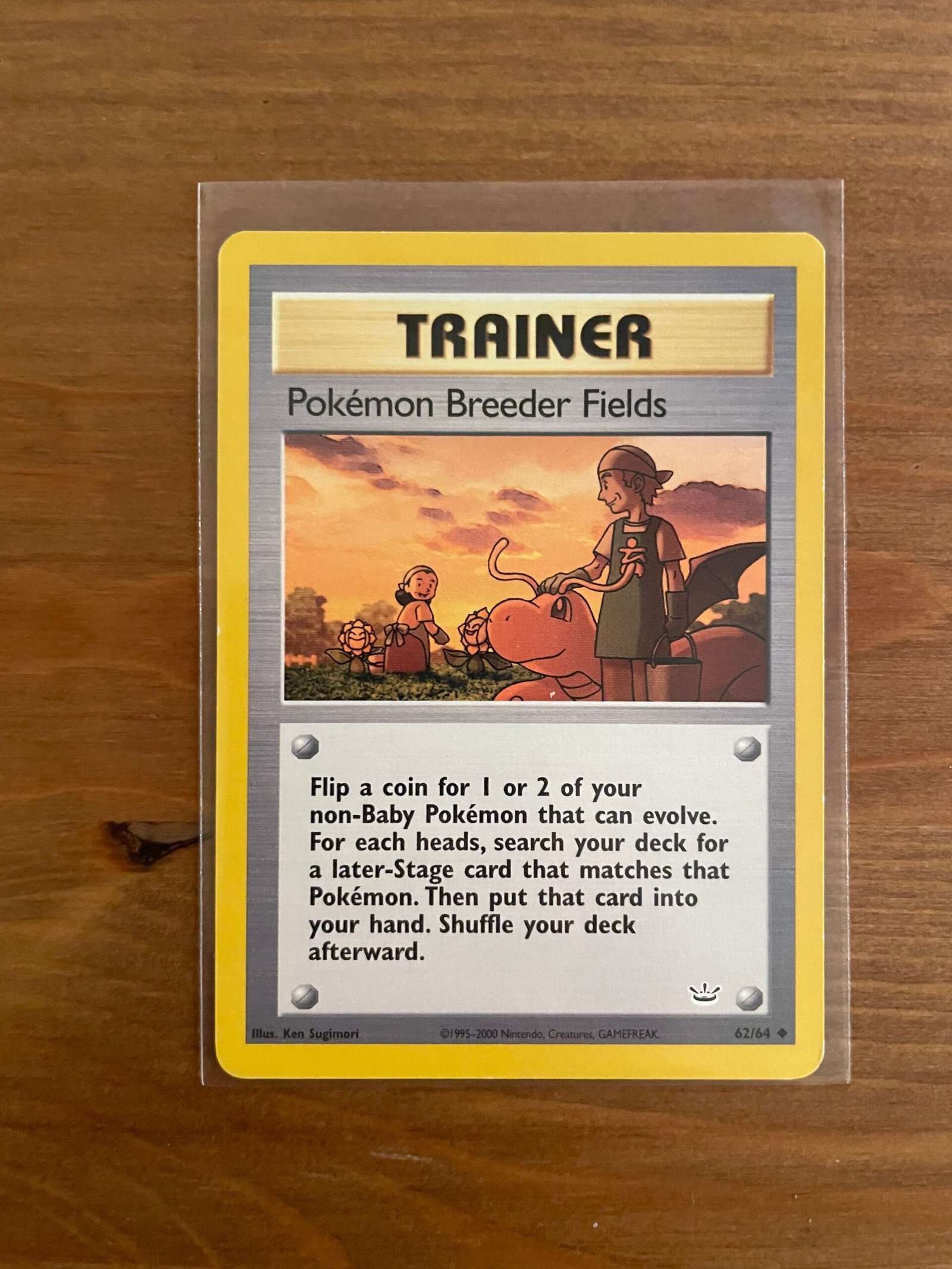Pokemon Breeder Fields - 62/64 - Uncommon - Unlimited Edition