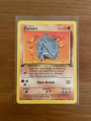 Rhyhorn - 61/64 - Common - 1st Edition