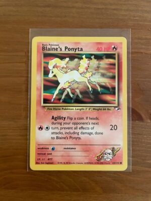 Blaine's Ponyta - 63/132 - Common - Unlimited Edition