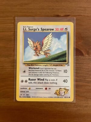 Lt. Surge's Spearow - 83/132 - Common - Unlimited Edition