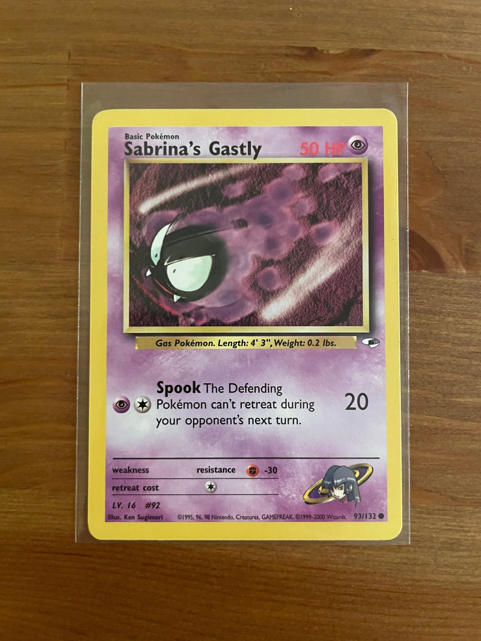 Sabrina's Gastly - 93/132 - Common - Unlimited Edition