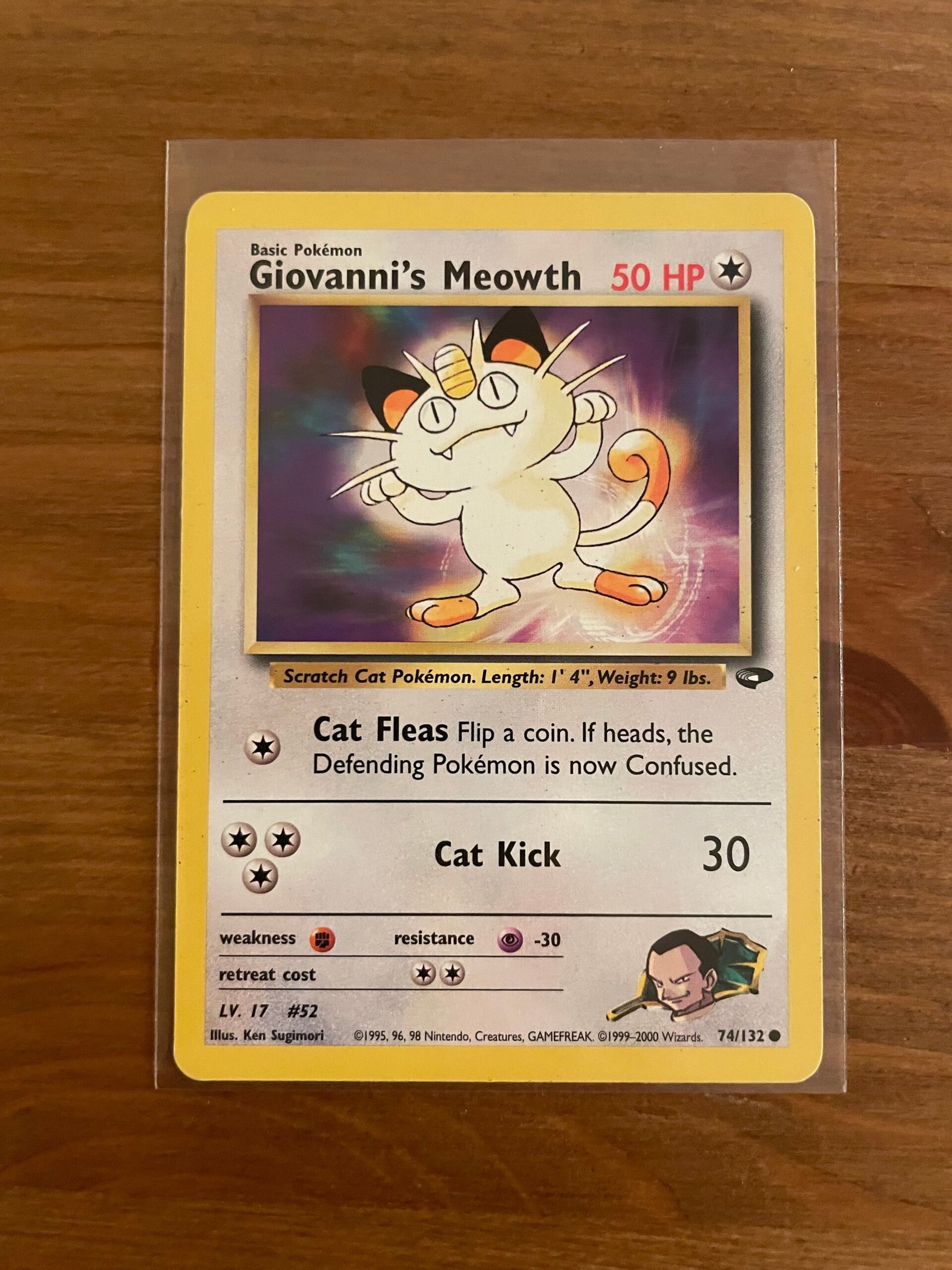 Giovanni's Meowth - 74/132 - Common - Unlimited Edition