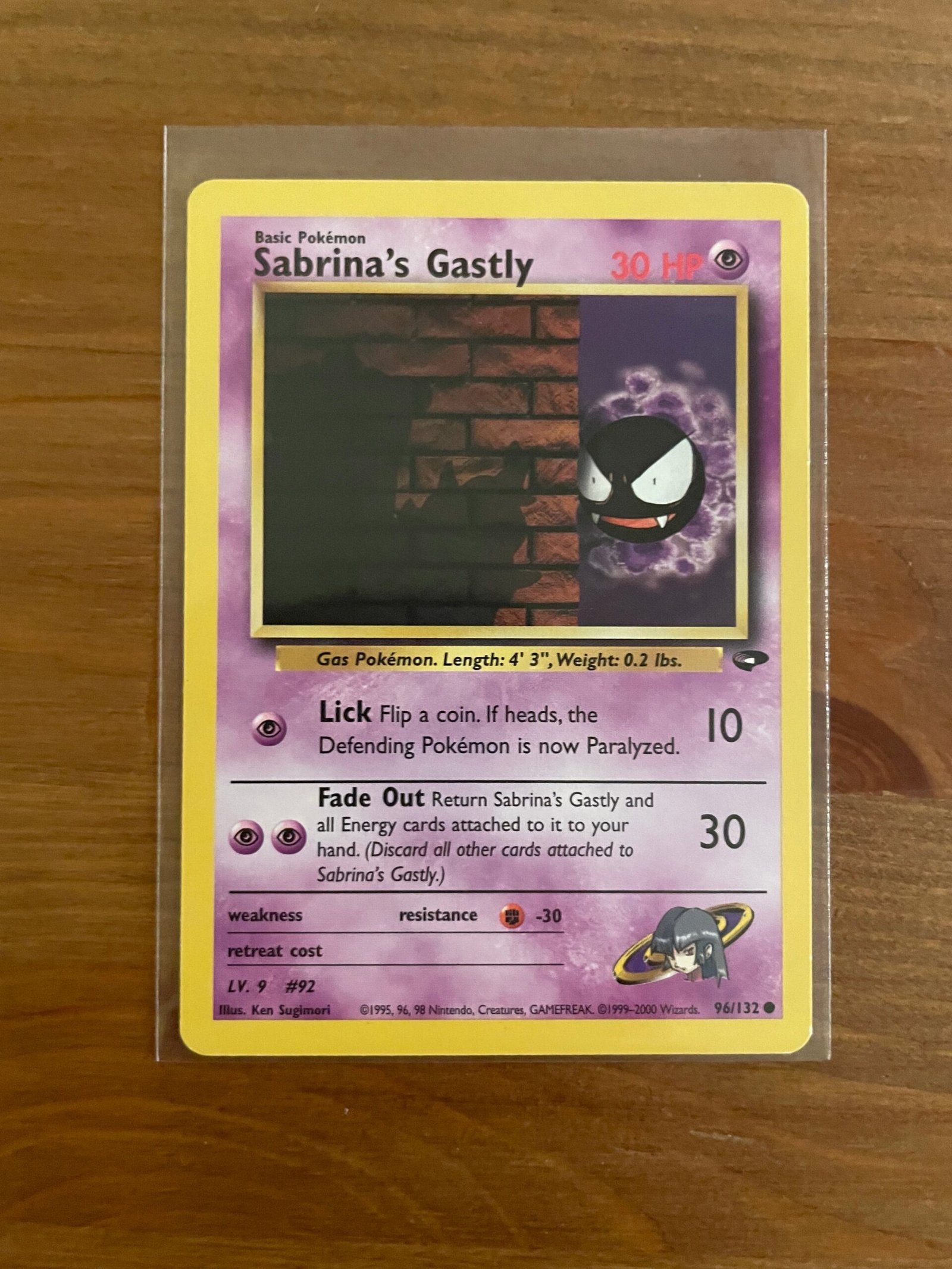Sabrina's Gastly - 96/132 - Common - Unlimited Edition