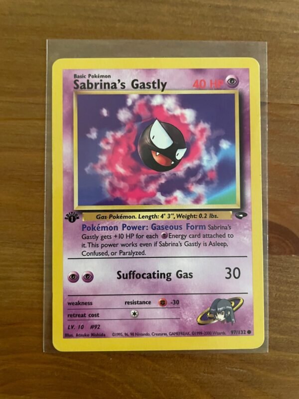 Sabrina's Gastly - 97/132 - Common - 1st Edition