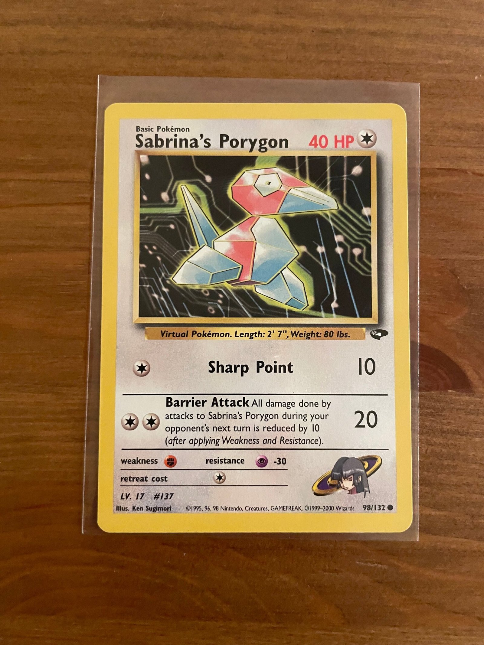 Sabrina's Porygon - 98/132 - Common - Unlimited Edition