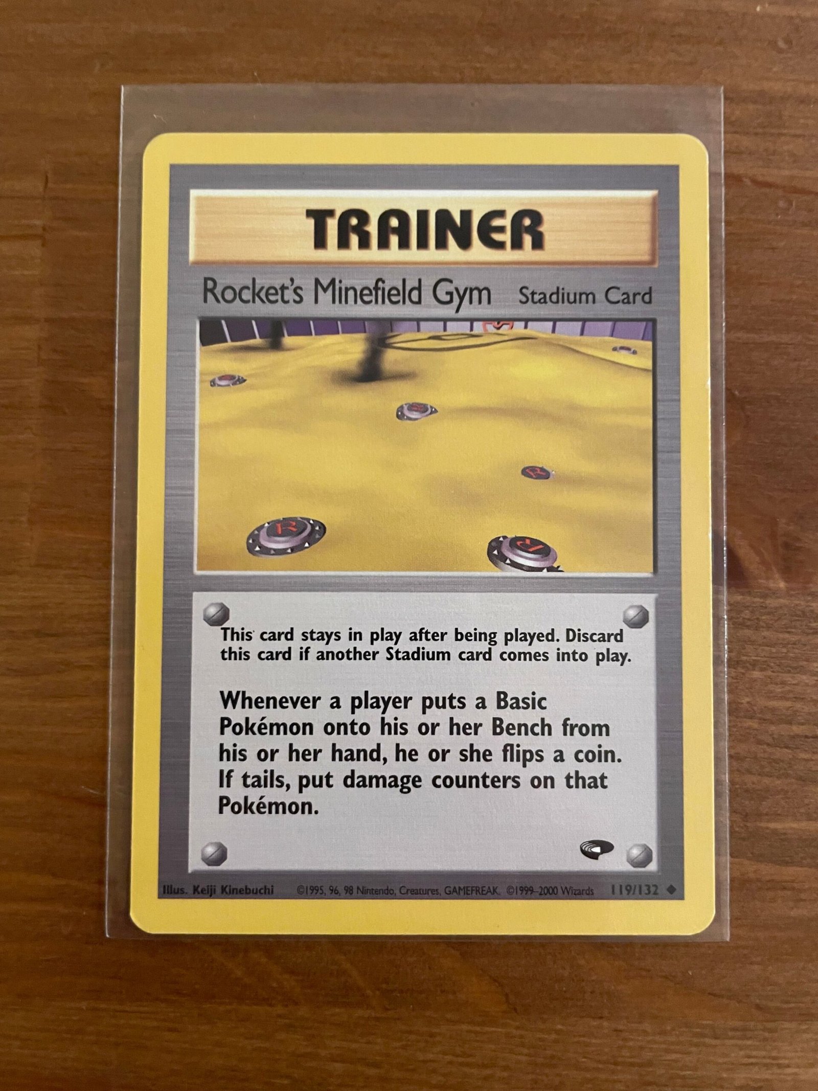 Rocket's Minefield Gym - 119/132 - Uncommon - Unlimited Edition