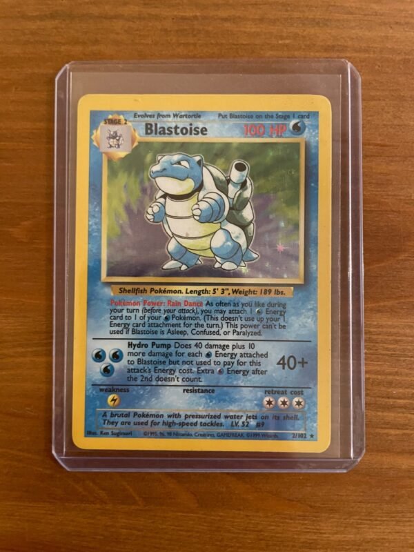 Blastoise - 2/102 - Holo Rare - Unlimited Edition