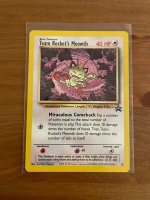 Team Rocket's Meowth - 18 - Black Star Promo