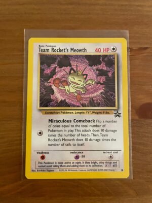 Team Rocket's Meowth - 18 - Black Star Promo