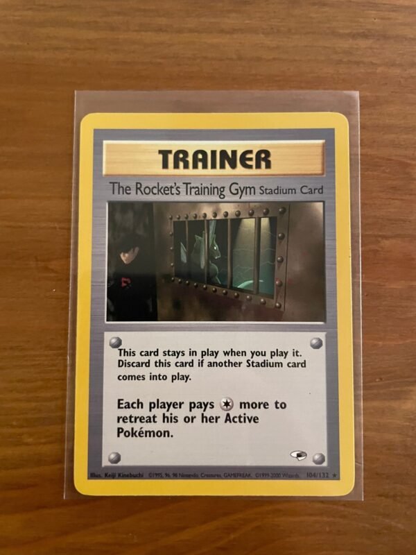 The Rocket's Training Gym - 104/132 - Rare - Unlimited Edition