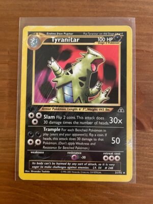 Tyranitar - 31/75 - Rare - 1st Edition